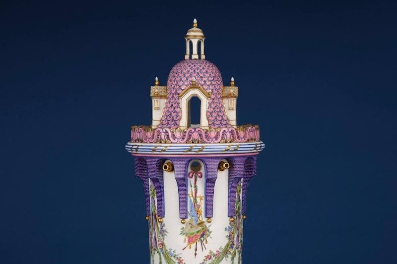 Sèvres Manufactory’s tower vase with cover